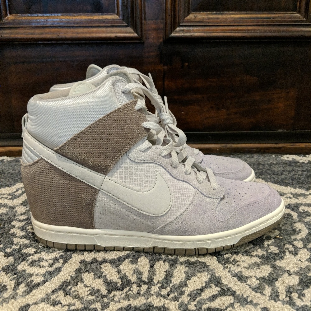 Nike Dunk Sky Hi Suede Light Bone
